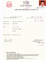 PAN Certificate