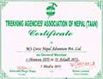 PAN Certificate